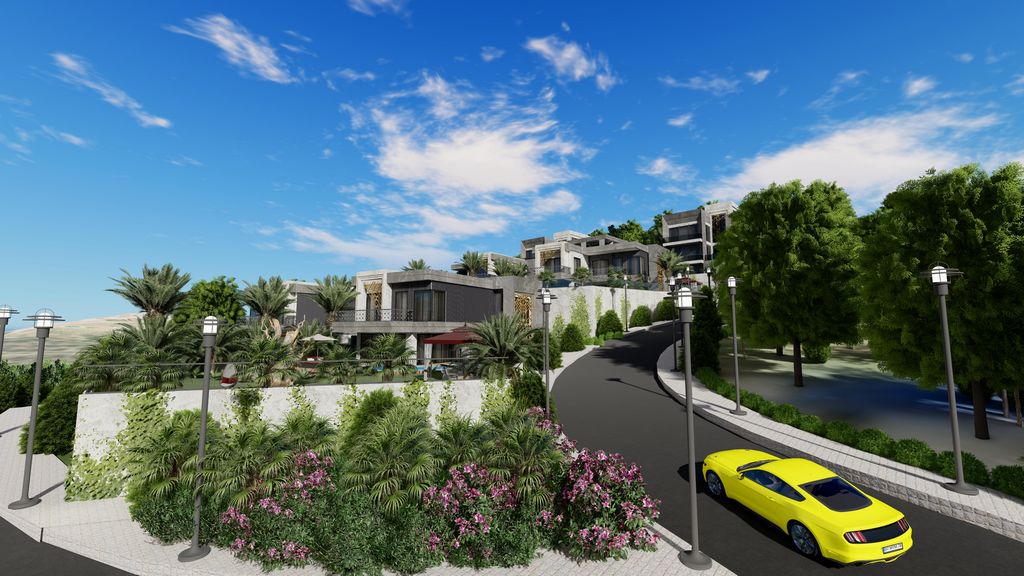 Modern villas with panoramic views in Alanya - Kargicak image