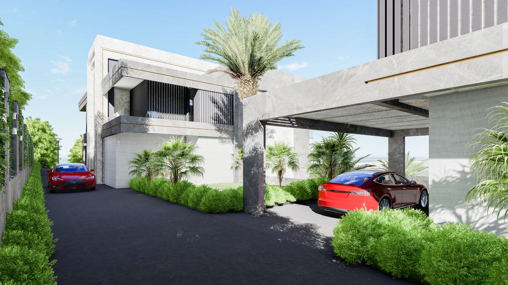 Modern villas with panoramic views in Alanya - Kargicak image