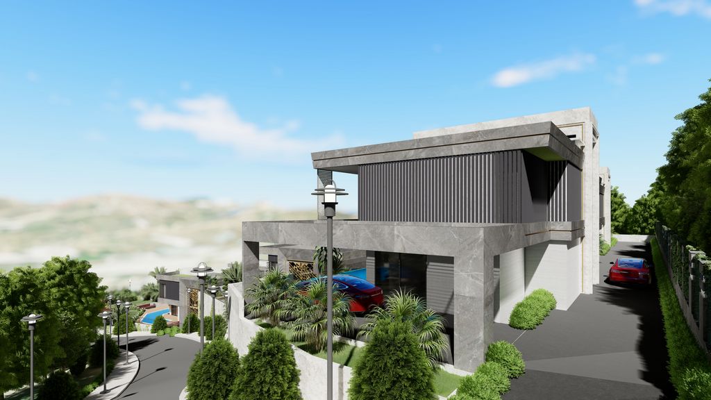 Modern villas with panoramic views in Alanya - Kargicak image