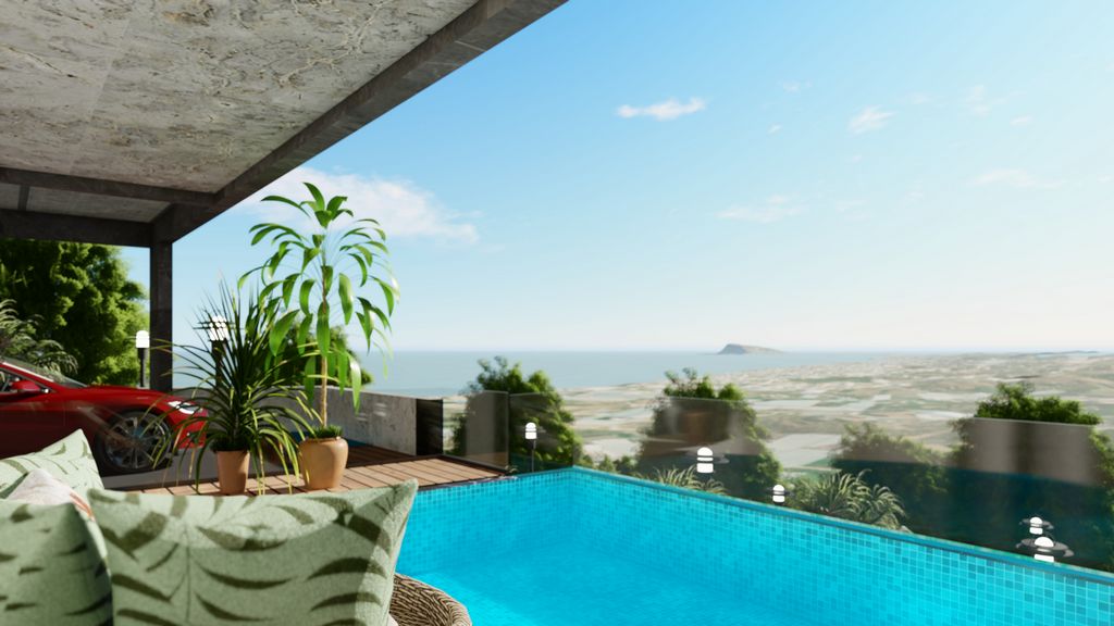 Modern villas with panoramic views in Alanya - Kargicak image