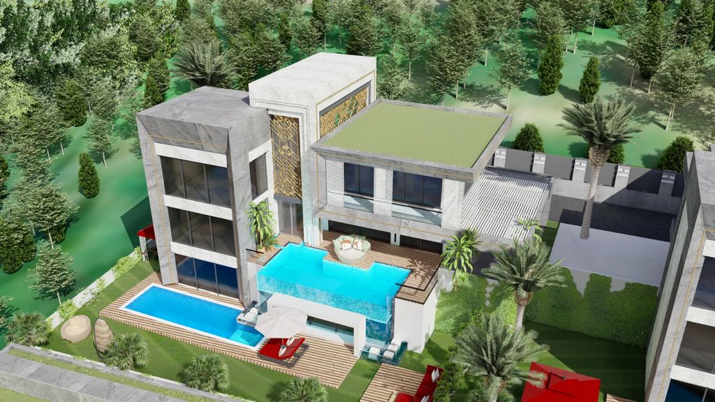 Modern villas with panoramic views in Alanya - Kargicak image