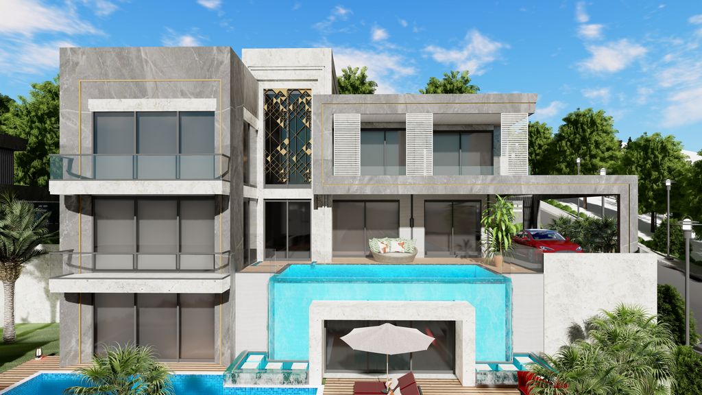 Modern villas with panoramic views in Alanya - Kargicak image