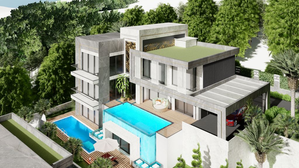 Modern villas with panoramic views in Alanya - Kargicak image