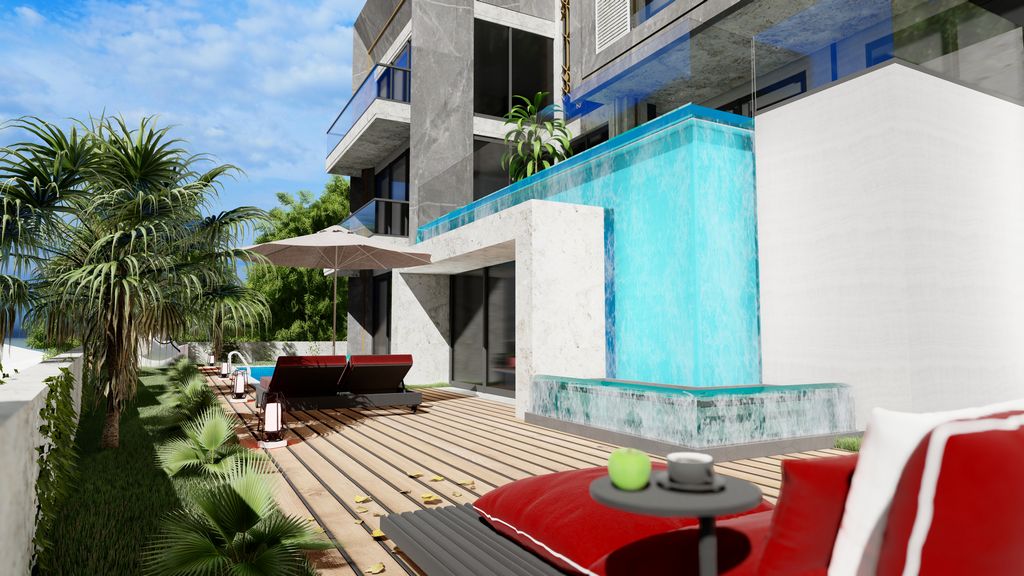 Modern villas with panoramic views in Alanya - Kargicak image