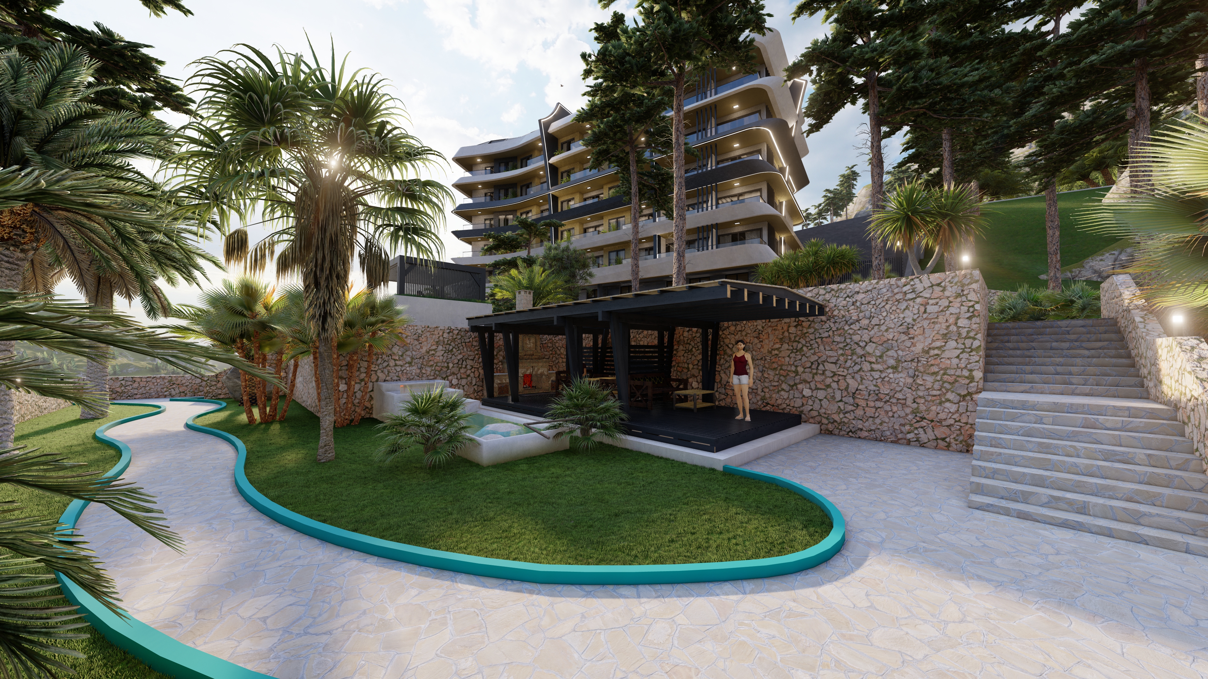 Luxury project in mountains of Mahmutlar image
