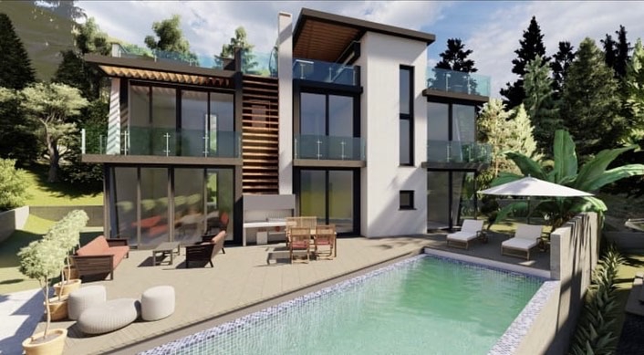 Deniz Manzaralı Modern Villa image