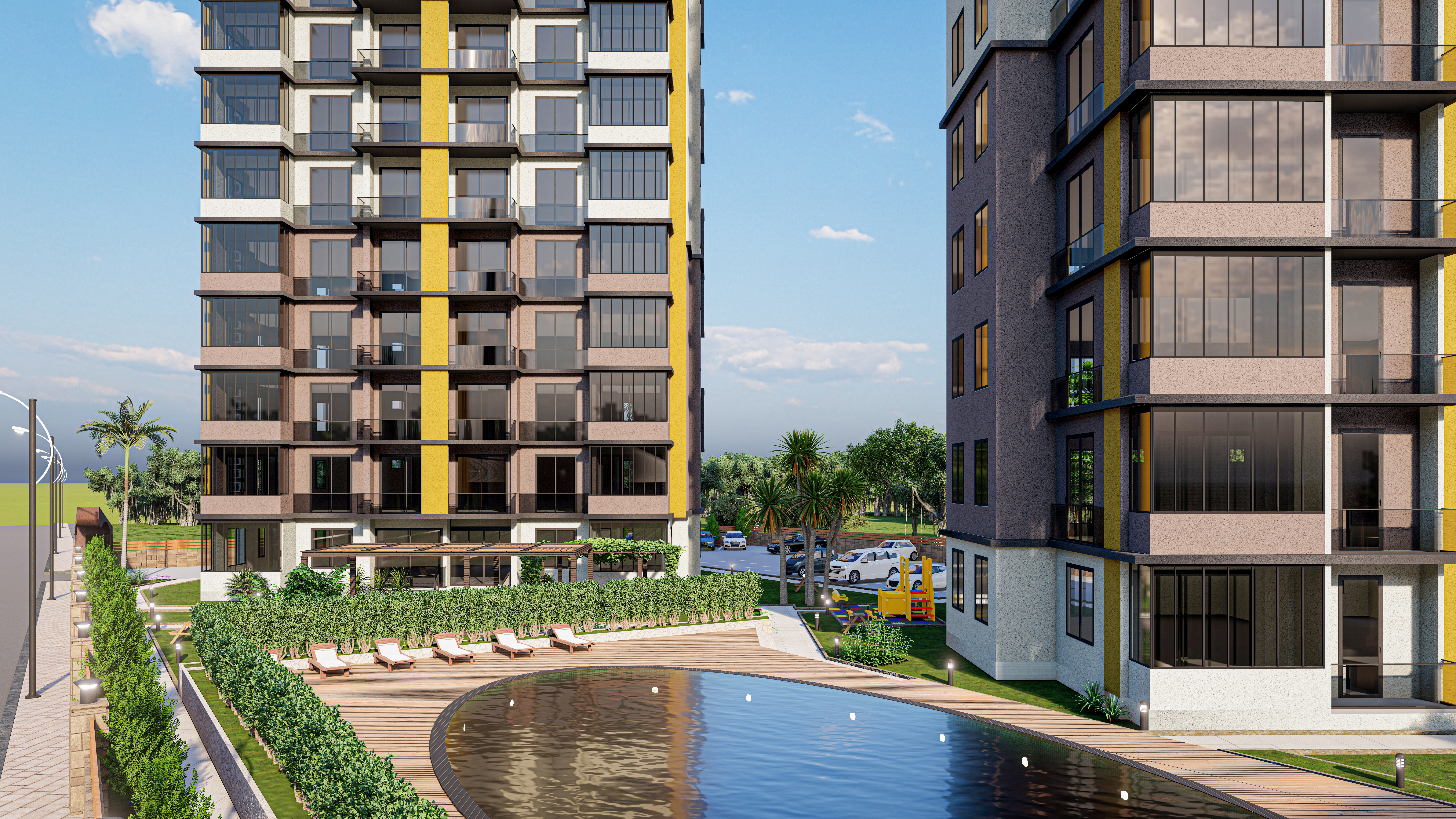 Experience Modern Comfort: 2 Residential Blocks with Exclusive Spaces in Mersin! image
