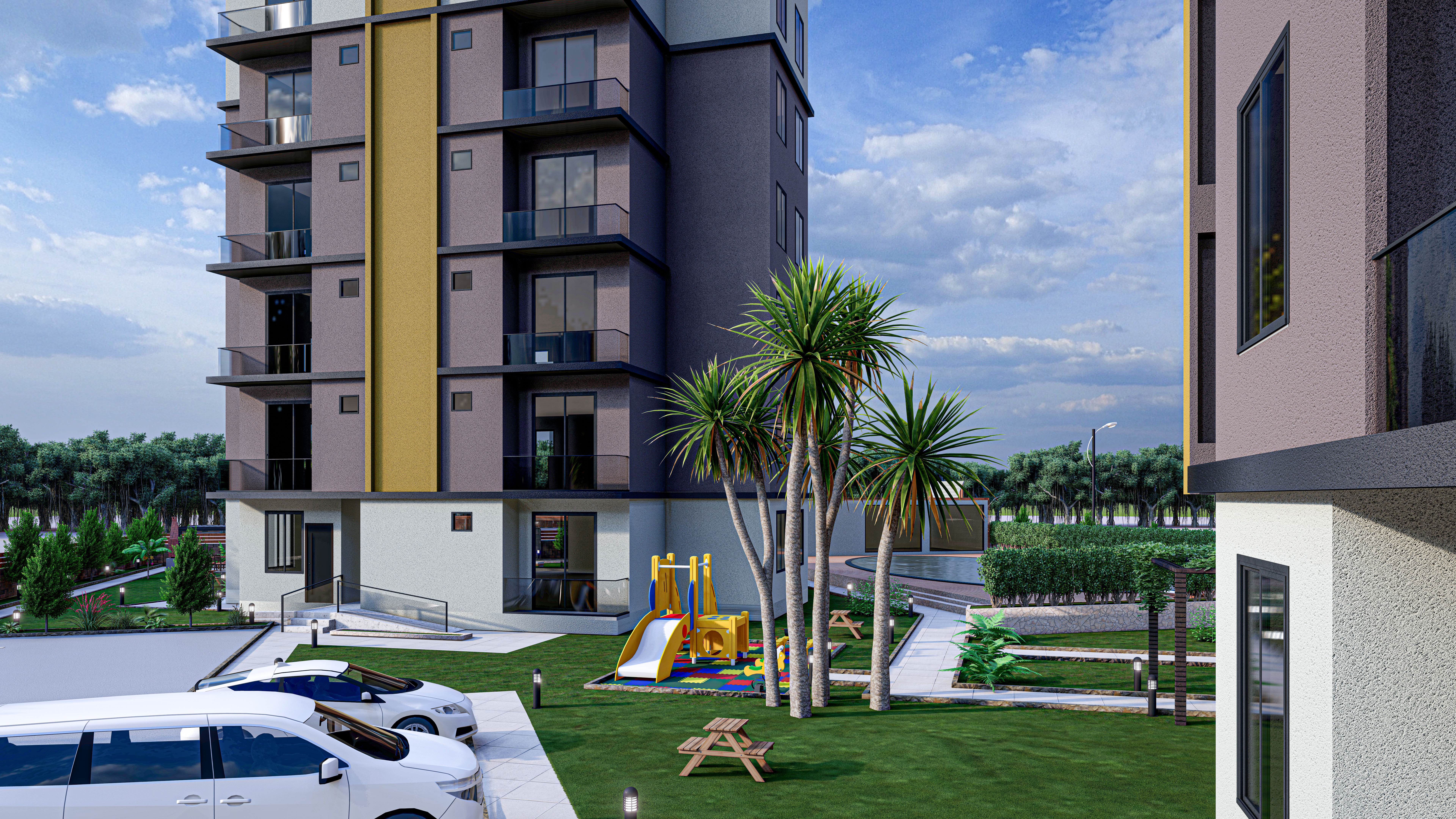 Experience Modern Comfort: 2 Residential Blocks with Exclusive Spaces in Mersin! image